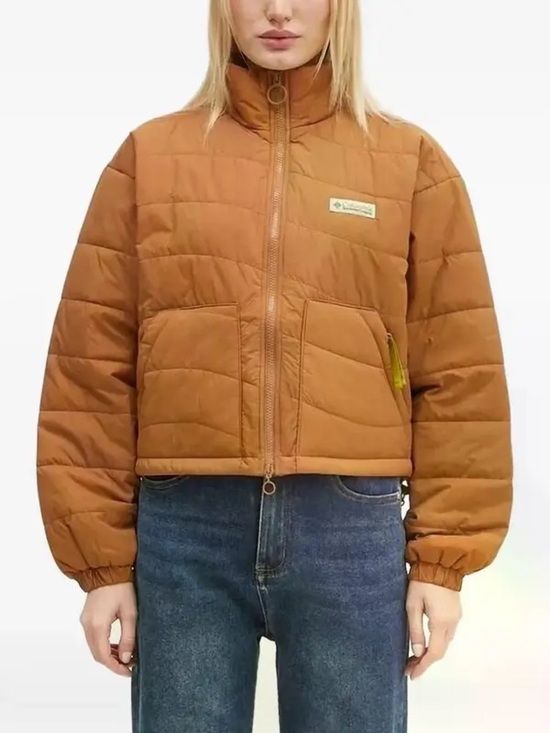 Columbia Jackets & Blazers - Columbia Women's small Wallowa Insulated quilted mountain print puffer Jacket